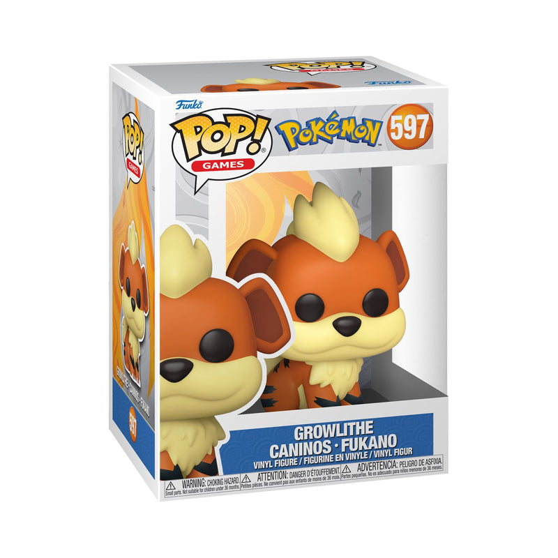 Funko Pop! Games: Pokemon - Growlithe Caninos Fukano