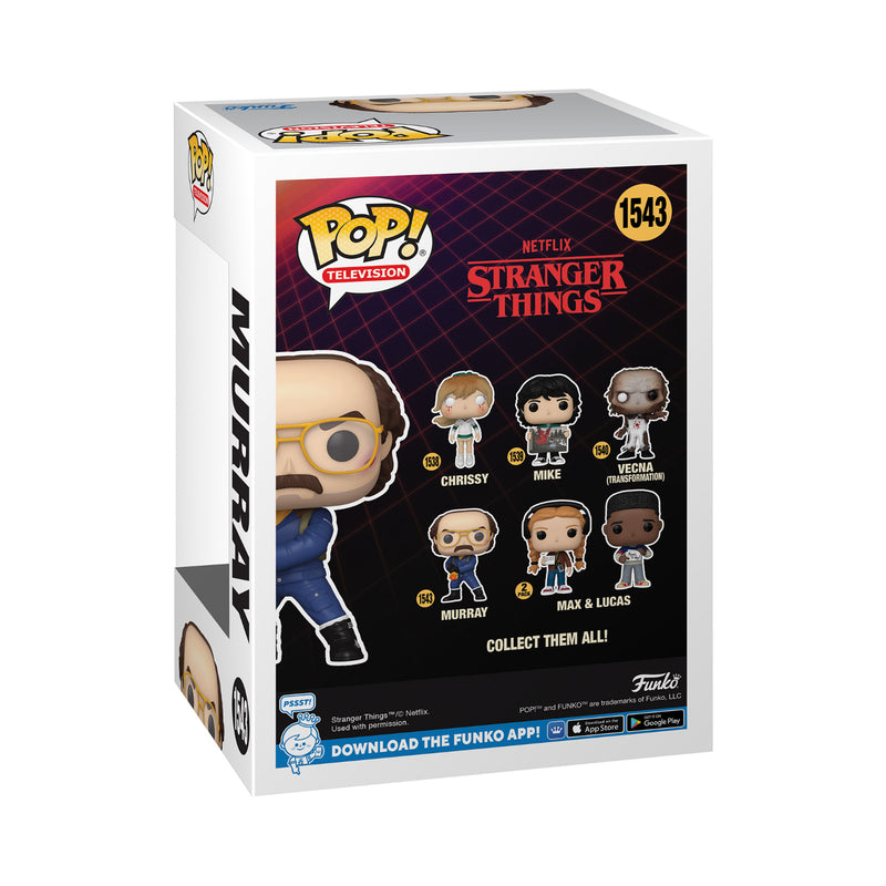 Funko Pop! Television: Netflix Stranger Things - Murray Bauman With Flamethrower (FN-POP-00074418)