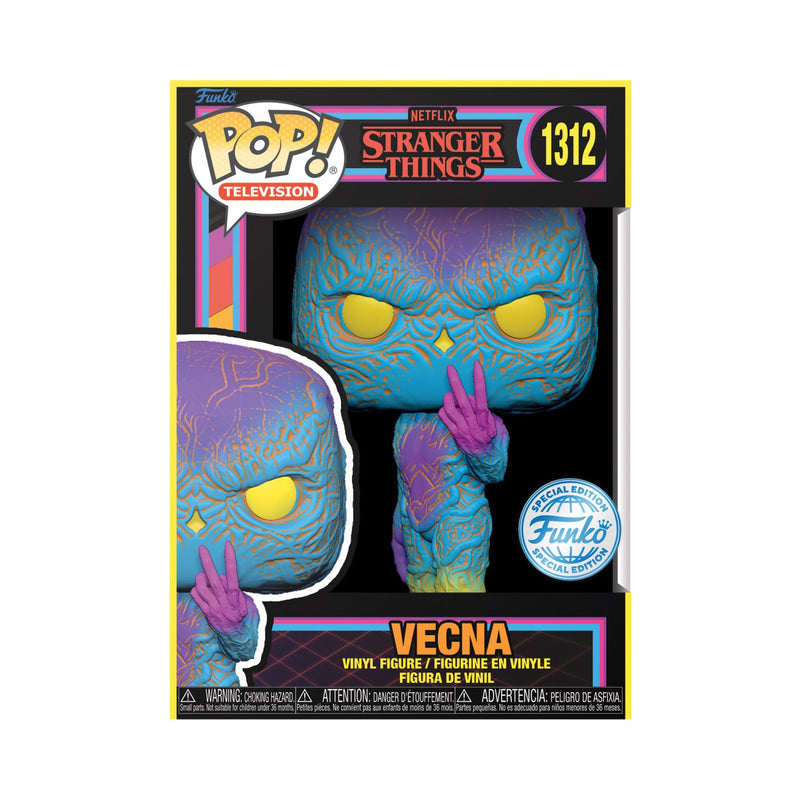 Funko Pop! Television: Netflix Stranger Things - Vecna (Black Light)-(Special Edition)