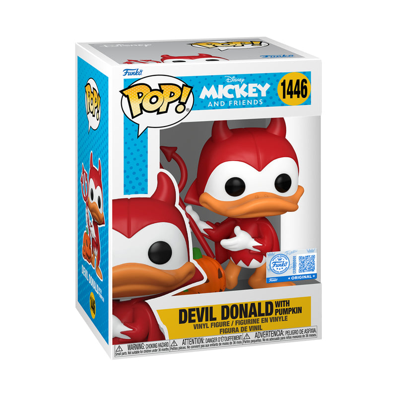 Funko Pop!: Disney Mickey And Friends - Devil Donald With Pumpkin (FN-POP-00077398)