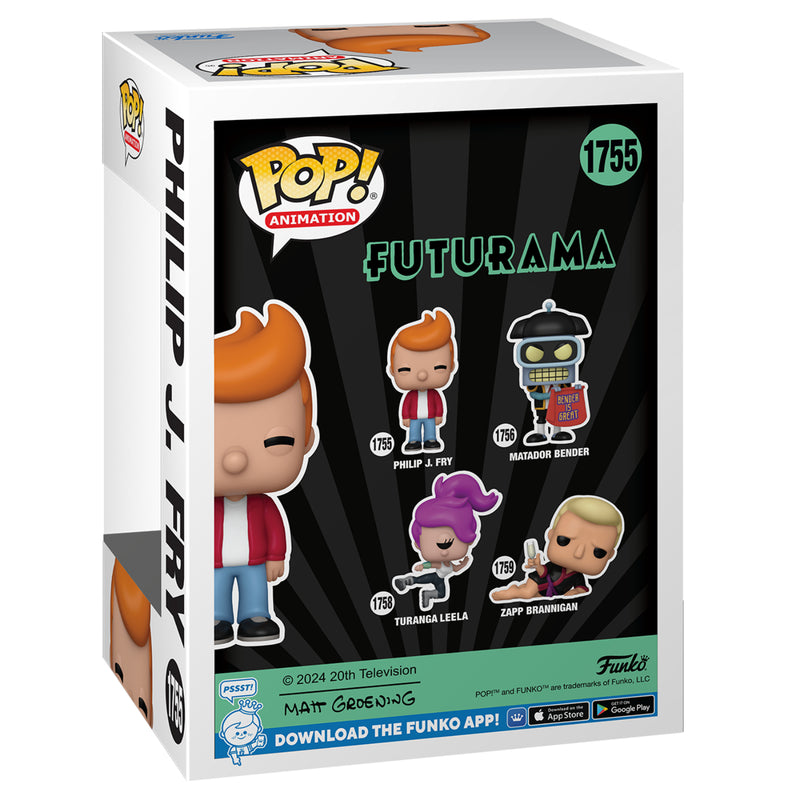 Funko Pop! Animation: Futurama - Philip J. Fry (FN-POP-00080078)