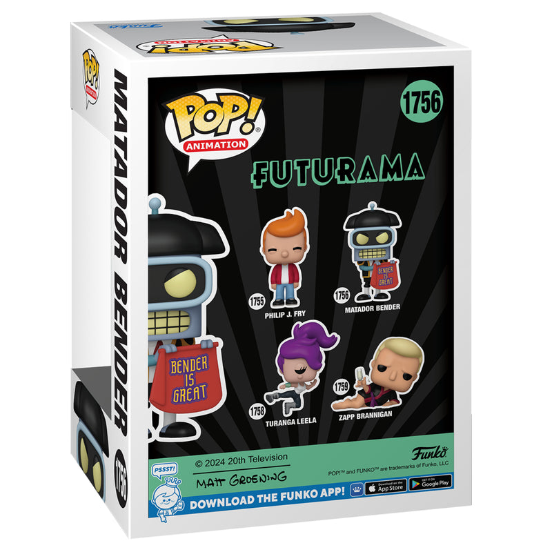 Funko Pop! Animation: Futurama - Matador Bender (FN-POP-00080080)