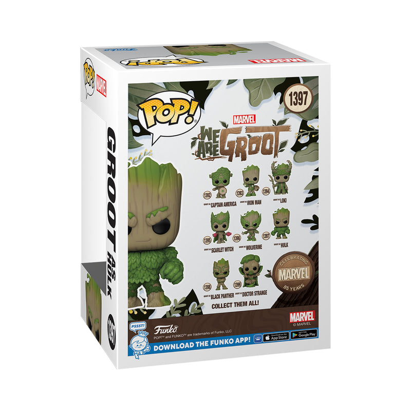 Funko Pop!: Marvel We Are Groot - Groot As Hulk (Celebrating 85 Years Of Marvel) (FN-POP-00081338)