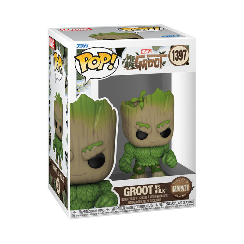 Funko Pop!: Marvel We Are Groot - Groot As Hulk (Celebrating 85 Years Of Marvel) (FN-POP-00081338)