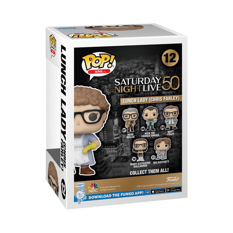 Funko Pop! SNL: Saturday Night Live 50 - Lunch Lady (Chris Farley)(Special Edition) (FN-POP-00081701)