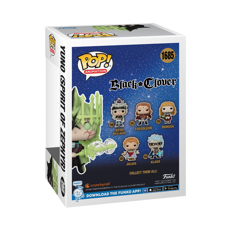 Funko Pop! Animation: Black Cover - Yuni (Spirit Of Zephyr)(Special Edition) (FN-POP-00082168)