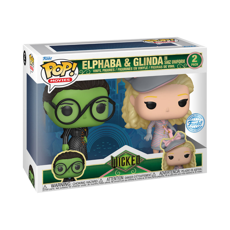 Funko Pop! Movies: Wicked 2 Pack - Elphaba & Glinda In Shiz Uniform (Special Edition) (FN-POP-00084859)