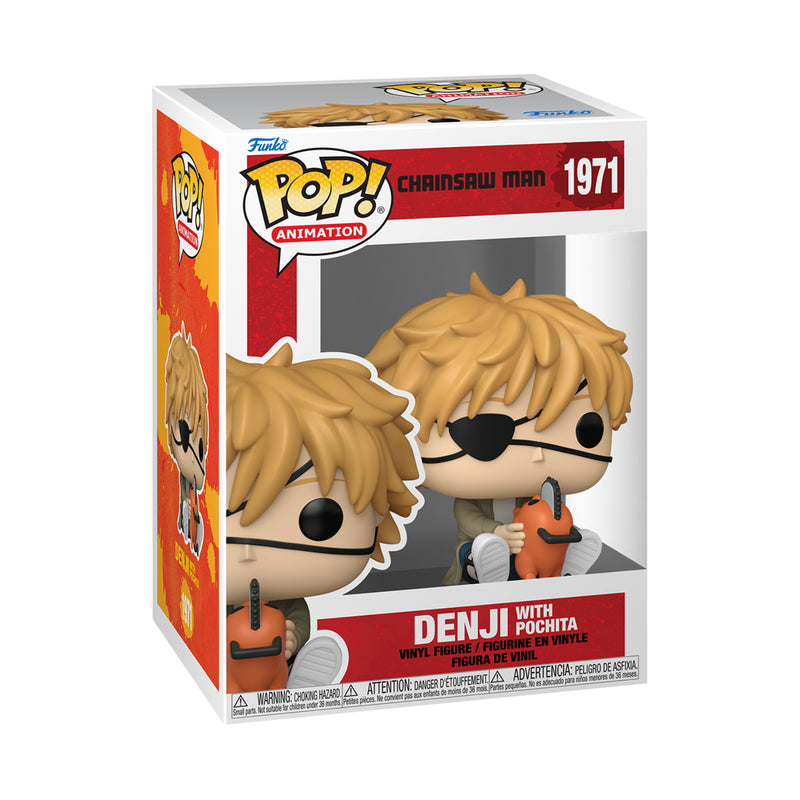 Funko Pop! Animation: Chainsaw Man - Denji With Pochita (FN-POP-00086484)
