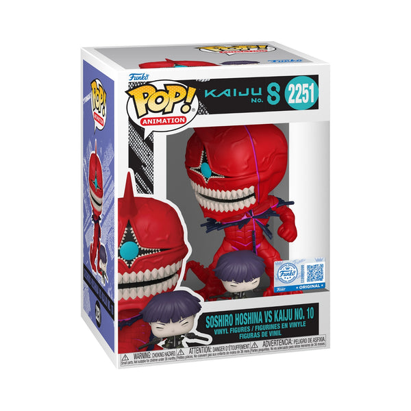 Funko Pop! & Buddy Animation: Kaiju No. 8 - Soshiro Hoshina vs Kaiju No. 10 (Special Edition) (FN-POP-00091640)