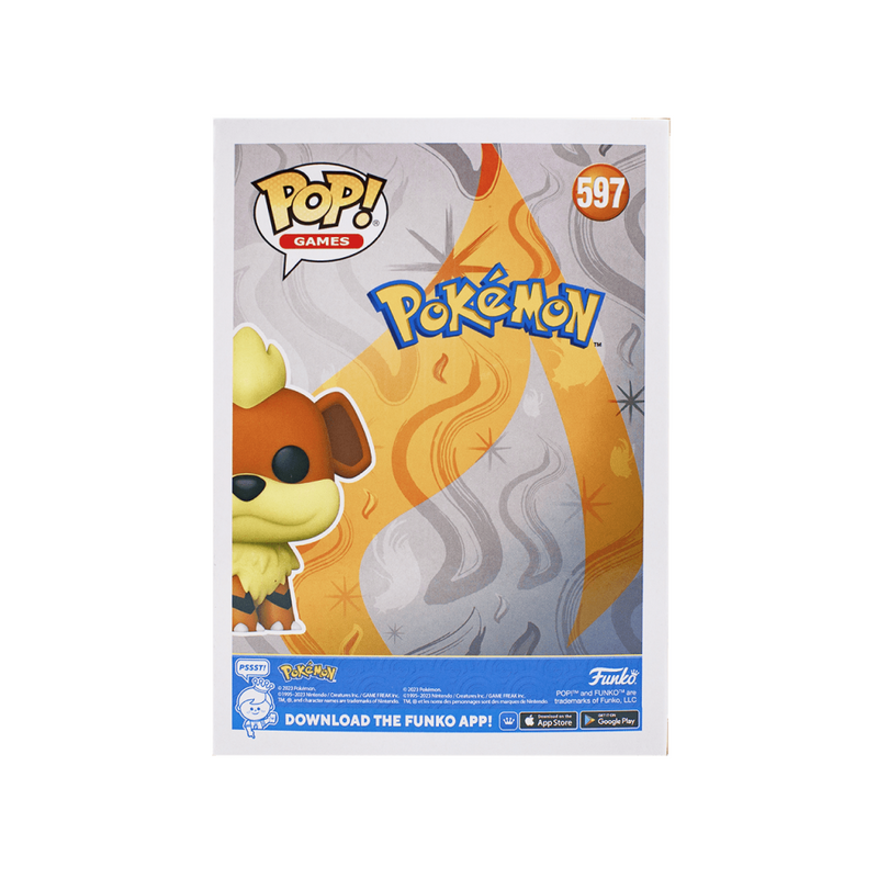 Funko Pop! Games: Pokemon - Growlithe Caninos Fukano