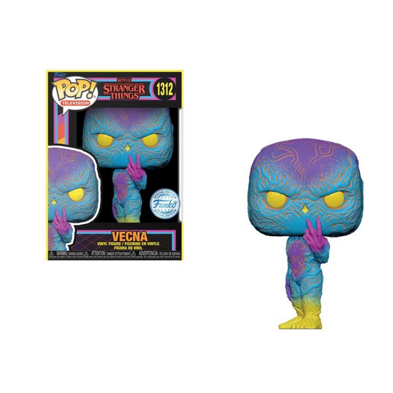 Funko Pop! Television: Netflix Stranger Things - Vecna (Black Light)-(Special Edition)