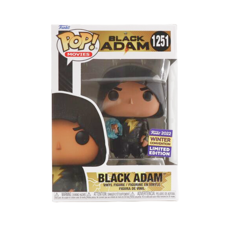 Funko Pop! Movies: Black Adam - Black Adam (Funko 2022 Winter Convention Limited Edition)