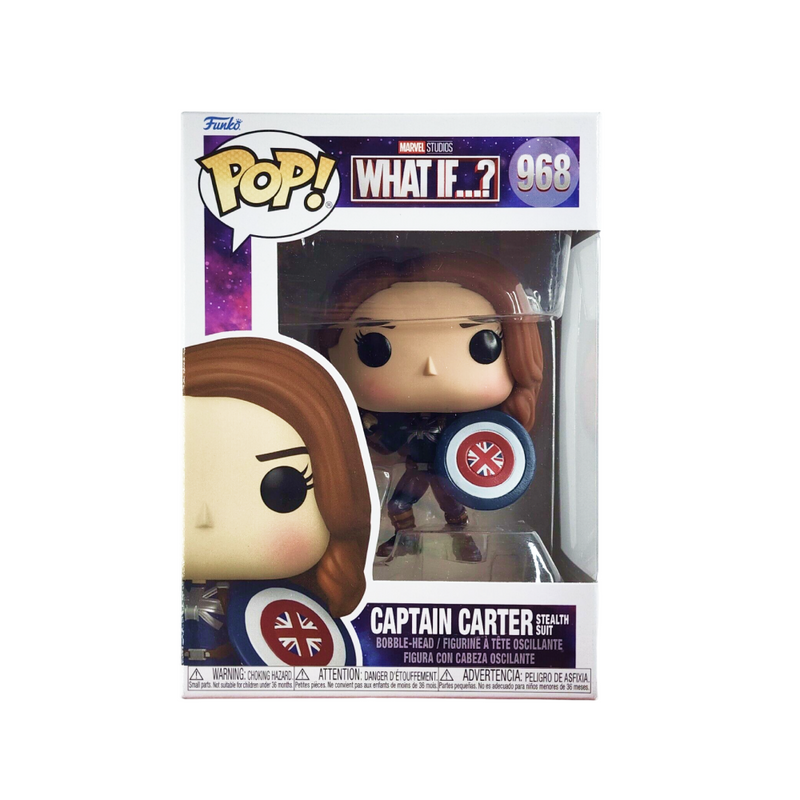 Funko Pop! Marvel:Marvel Studios What If…?-Captain Carter Stealth Suit