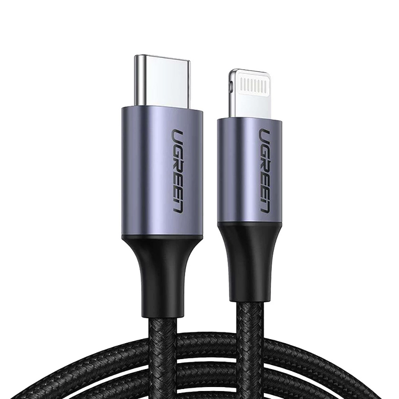 UGREEN Type-C To MFI Lightning Braided Cable - 1 Meter