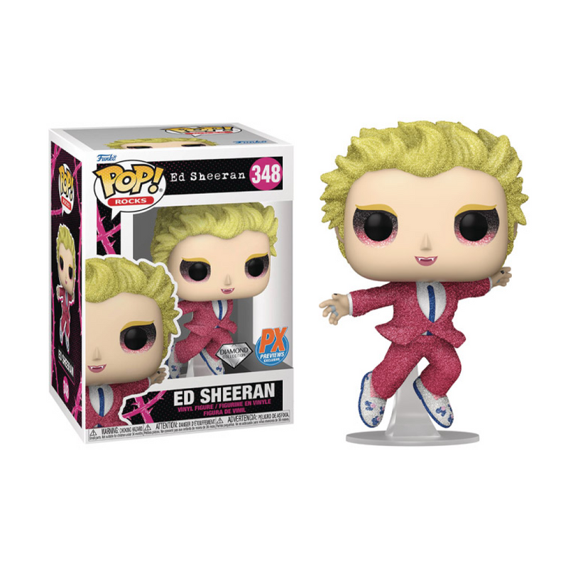 Funko Pop! Rocks: Ed Sheeran - Ed Sheeran (Diamond Collection) (PX Previews Exclusive)