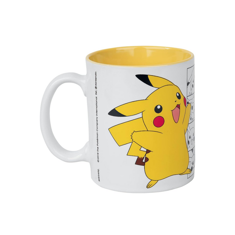 Pokemon - XXL Glass - Mug - 2 Coasters Pikachu