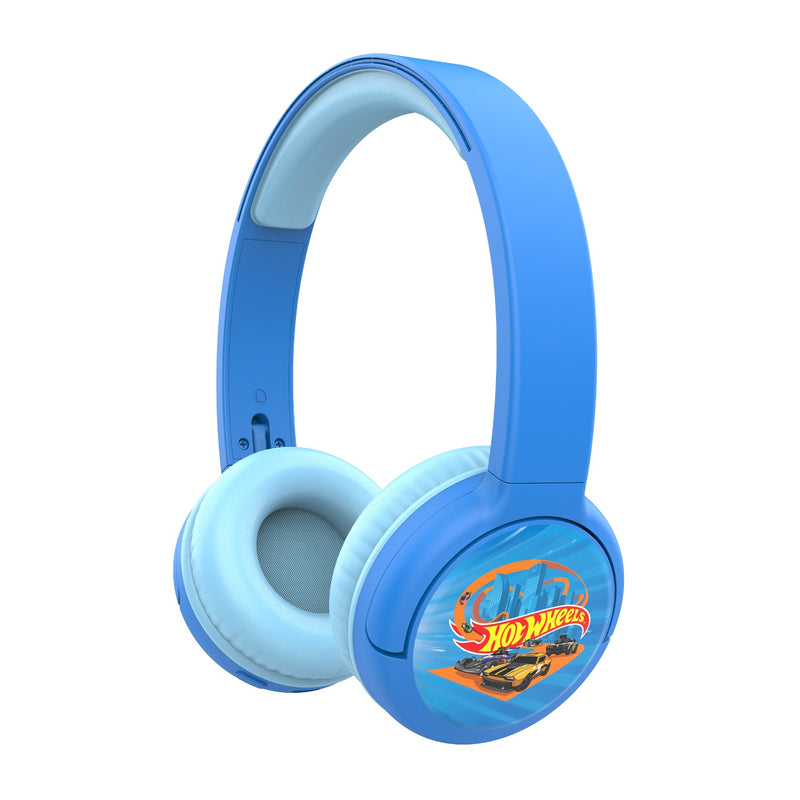 Hot Wheels Kids Wireless Headphones - Blue (HP-6034-H)