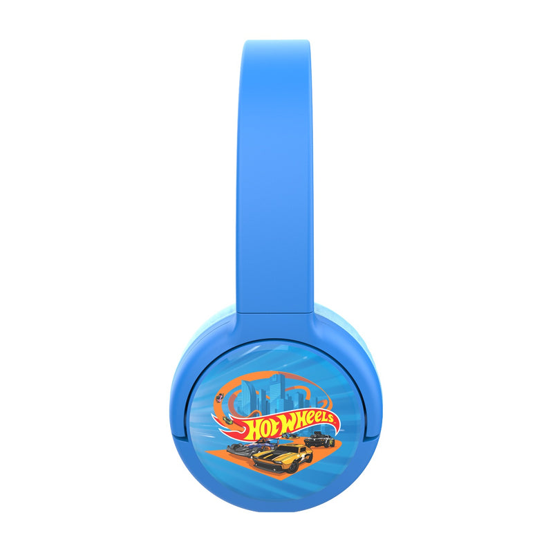 Hot Wheels Kids Wireless Headphones - Blue (HP-6034-H)