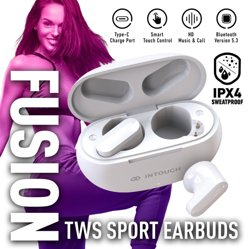 INTOUCH Fusion TWS - White (IT-TWS4694)