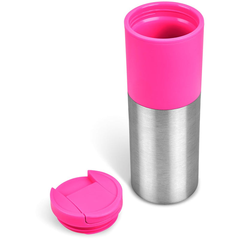 Kooshty Typhoon Stainless Steel & Plastic Double-Walled Tumbler 450ml - Pink (KOOSH-9135-PK)