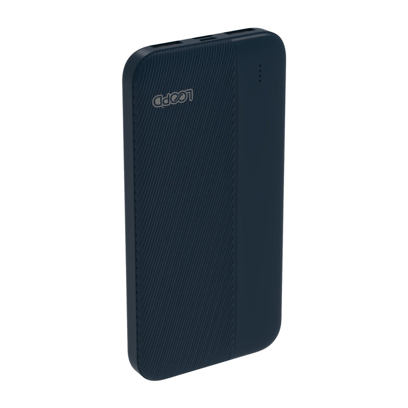 LOOP'D 4LED Indicator Powerbank - 10000mAh - Navy Blue (LPPB-100004LD-N)