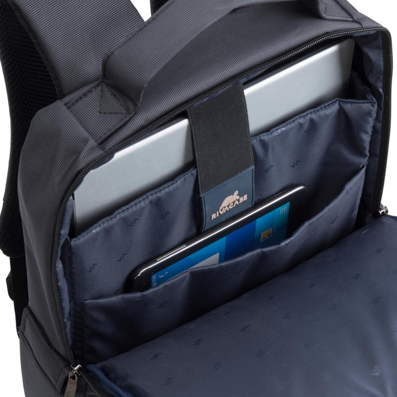 RIVACASE 8262 Central Laptop Backpack 15.6-inch - Black (RIVA-8262-BLACK)