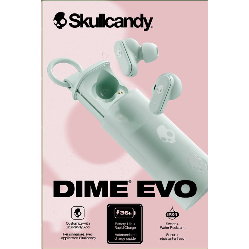 Skullcandy Dime® Evo True Wireless Earbuds - Preppy Sage (S2DTW-S795)