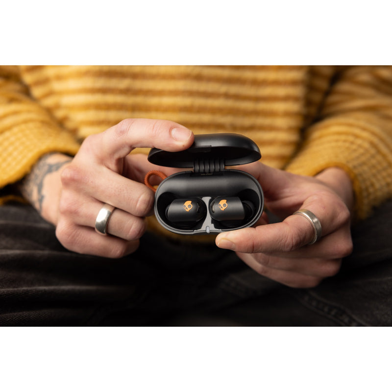 Skullcandy Sesh® ANC Active True Wireless Earbuds - Black/Orange (S2SAW-S749)