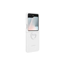 Samsung Silicone Cover With Ring - Samsung Galaxy Z Flip7 FE / Flip6 - White (SAM-EF-PF741TW)