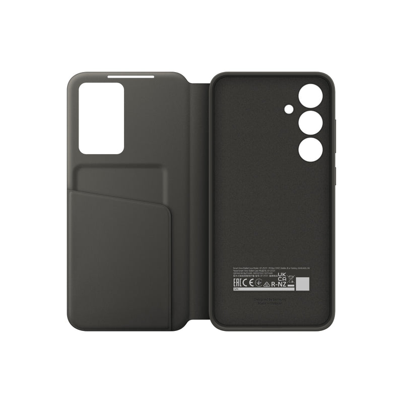 Samsung Smart View Wallet Cover - Samsung Galaxy S24 FE - Black (SAM-EF-ZS721CB)