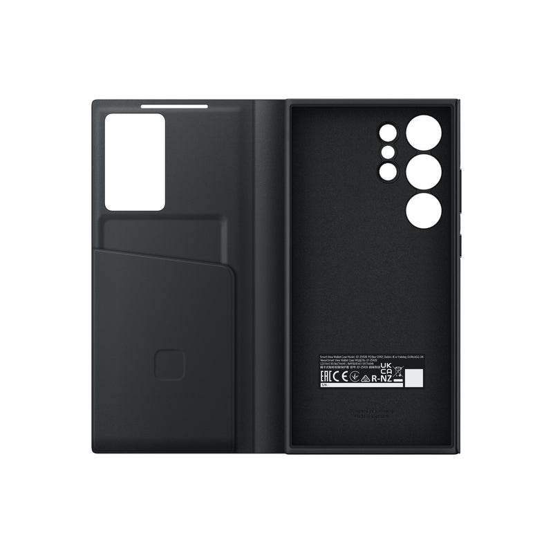 Samsung Smart View Wallet Cover - Samsung Galaxy S24 Ultra - Black