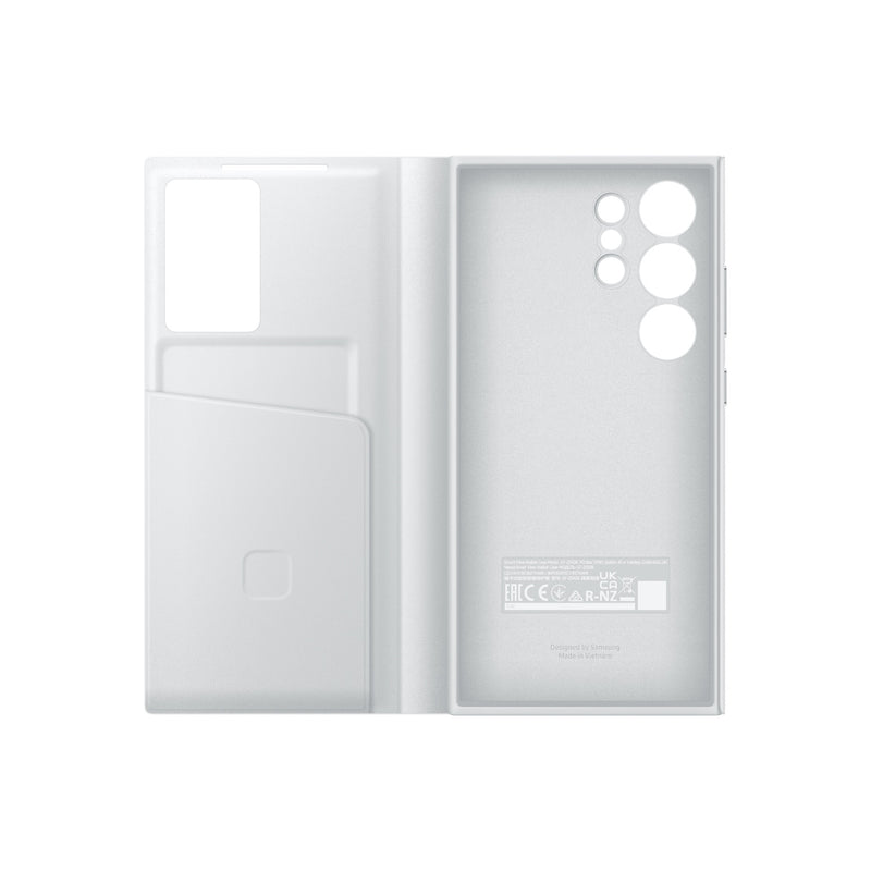 Samsung Smart View Wallet Cover - Samsung Galaxy S24 Ultra - White