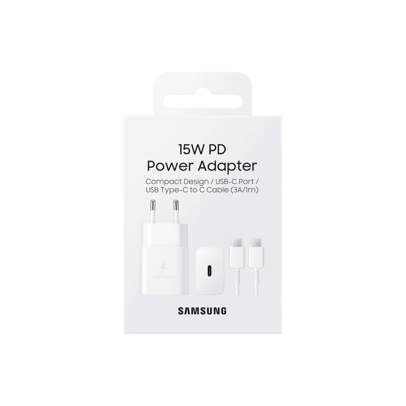 Samsung 1 Port Fast Travel Adapter With Type-C Cable 15W