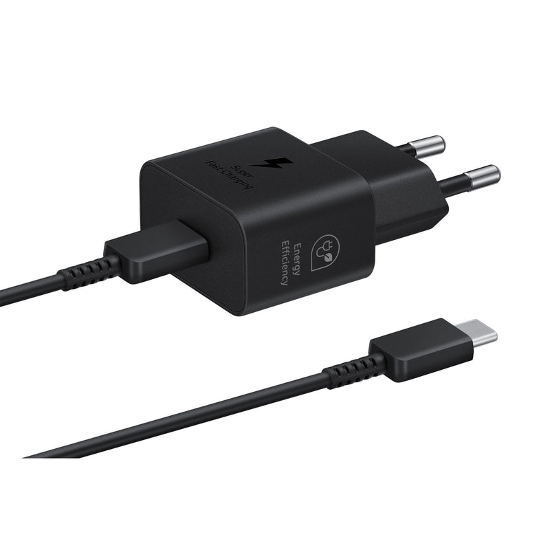 Samsung 1 Port GaN Travel Adapter With Cable - 25W - Black