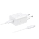 Samsung 1 Port PD Travel Adapter With Type-C Cable 45W - White (SAM-EP-T4511XW)