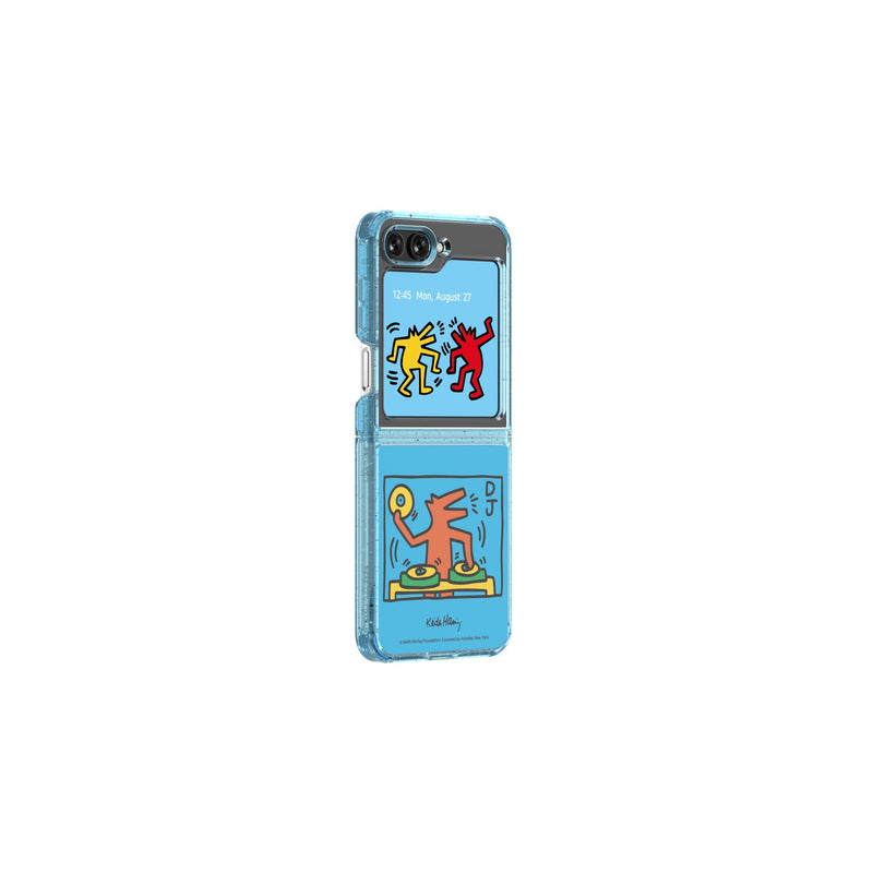Samsung SMAPP Keith Haring Music Eco-Friends Cover - Samsung Galaxy Z Flip5 - Blue