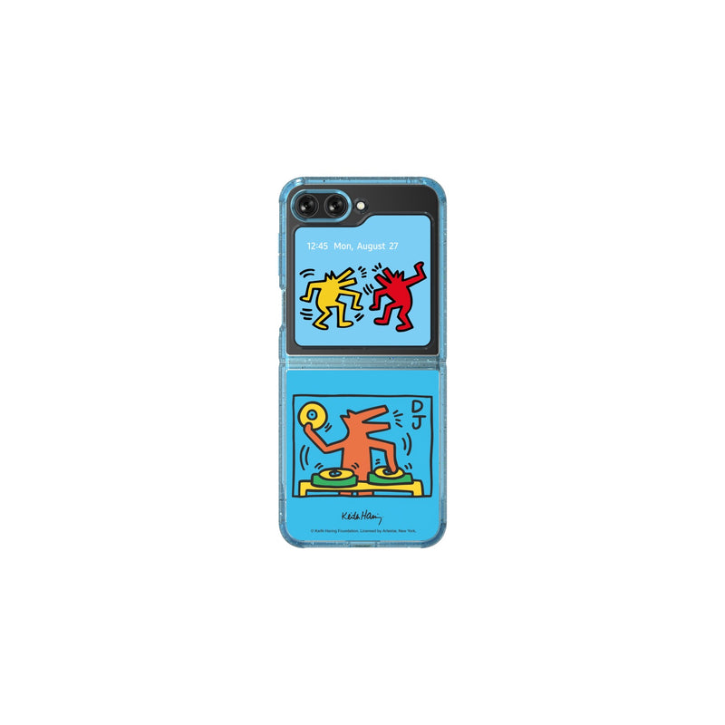 Samsung SMAPP Keith Haring Music Eco-Friends Cover - Samsung Galaxy Z Flip5 - Blue