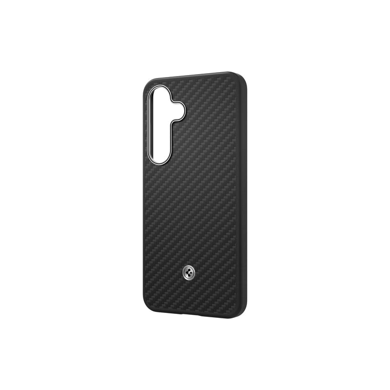 Samsung Enzo Aramid Case - Samsung Galaxy S25 - Black Silver (SAM-GP-FPS931P)