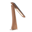 Snug LED Desk Lamp With Clock - Wood (SNLMP-DSKCLK-WD)