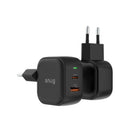 Snug 2 Port USB/Type C Wall Charger 35W - Black (SNP-TR-35BUC-B)