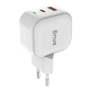 Snug 2 Port USB/Type C Wall Charger 35W - White (SNP-TR-35BUC-W)