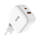Snug 2 Port USB/Type C Wall Charger 45W - White (SNP-TR-45BUC-W)