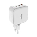 Snug 3 Port PD/USB GaN Wall Charger - 65W - White (SNP-TR-65BUC2-W)