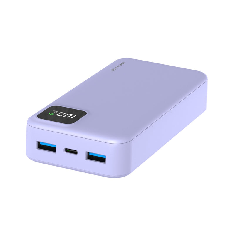 Snug Square Digital PD Powerbank - 20000mAh - Lavender