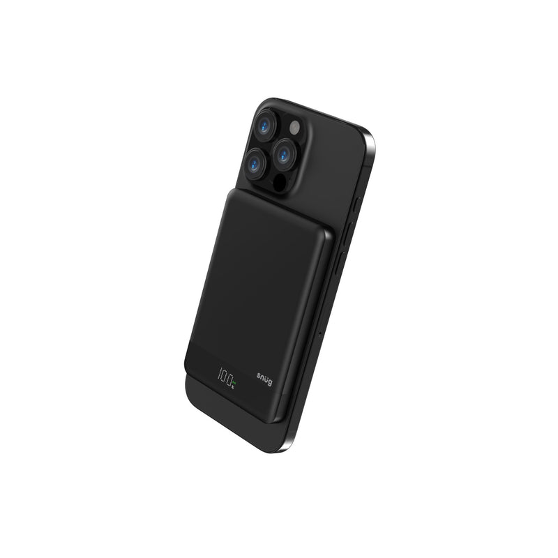 Snug Magnetic Powerbank - 5000mAh - Black (SNPB-5000MAG-B)