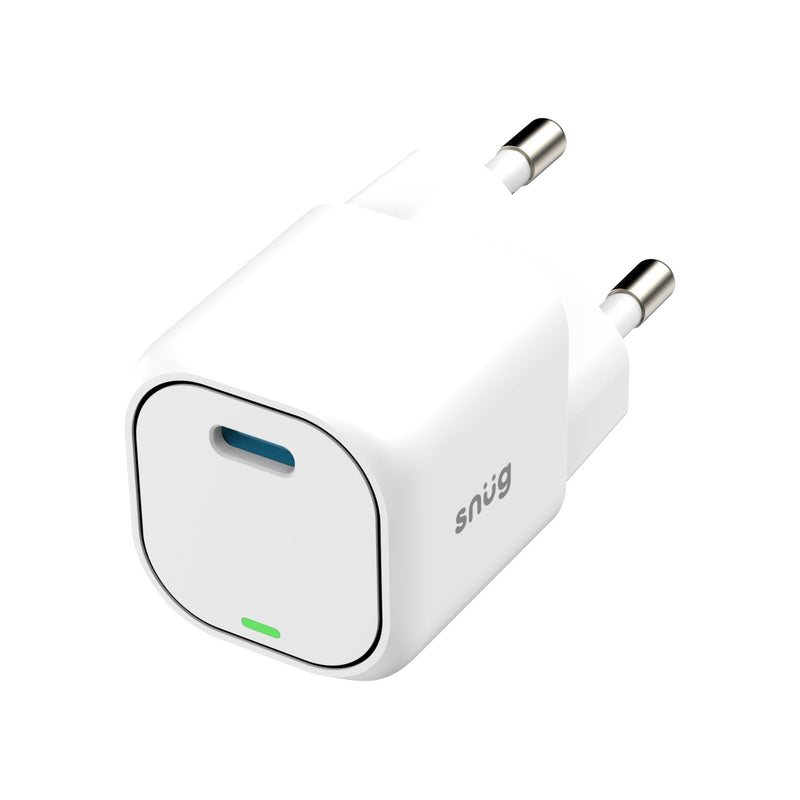 Snug 1 Port Mini PD Home Charger - 25W - White (SNPW-1MINI25-WH)