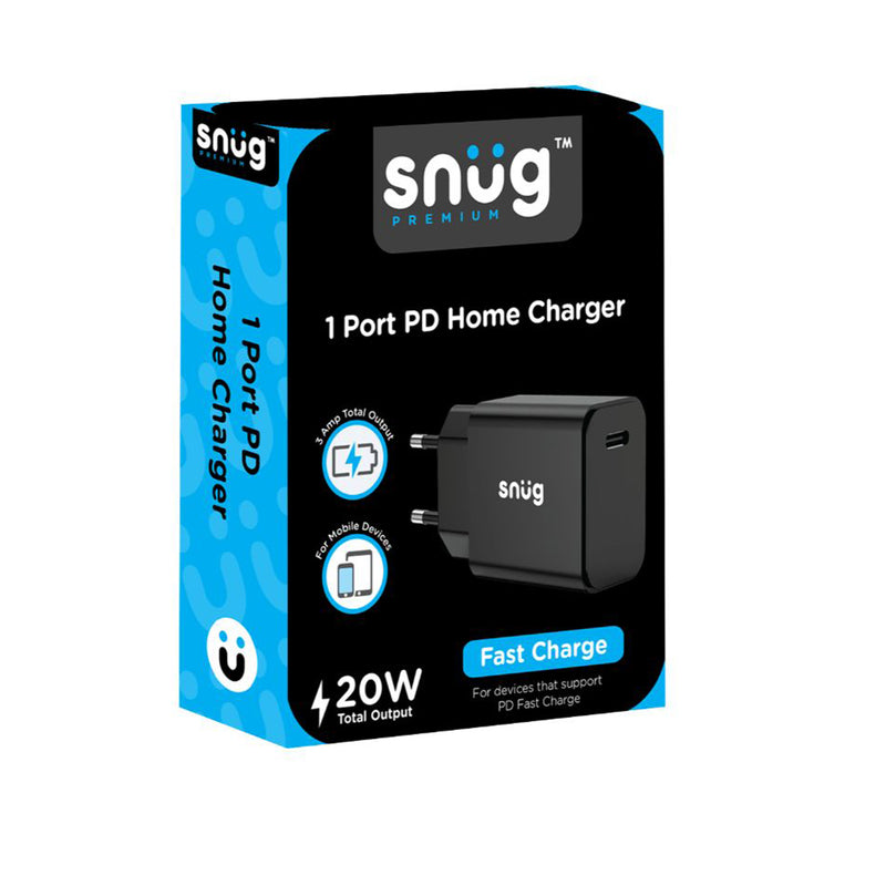 Snug 1 Port PD Home Charger - 20W