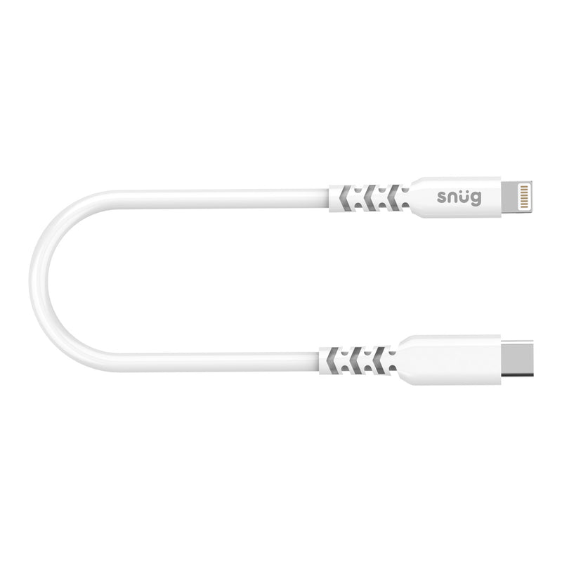 Snug Type-C To MFI Lightning Cable 30W - 25 Centimetres