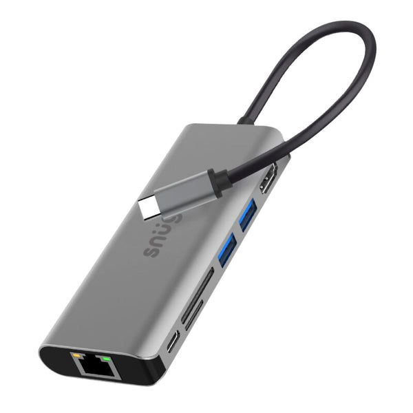 Snug 7 Port Multifuntion Hub With USB Type-C Connector