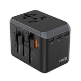 SNUG 5 Port Universal Travel Adapter - 25W - Black (SNPW-UNI25W-B)